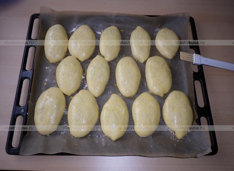 Пирожки с ревенем в духовке рецепт фото пошагово и видео